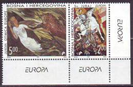 EUROPA - CEPT - BOSNA - BOSNIA - Myths And Legend, Rapt Of Europe, Saint George - **MNH -1997 - Mythology