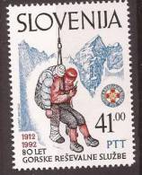 1992 X  23  SLOVENIJA  MEDICINA  Rescue Service NEVER HINGED - Primo Soccorso