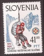 1992 X  23  SLOVENIJA  MEDICINA  Rescue Service NEVER HINGED - Primeros Auxilios