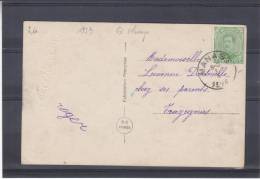 Belgique - Carte Postale De 1923 - Albert 1er - Oblitération Manage - Briefe U. Dokumente