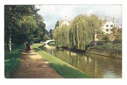 ENGLAND - COLLEGE - COLLEGIO -  ERASMUS WALK & KINGS BRIDGE CAMBRIDGE - YEAR 1961 - ANNULLO PUBBLICITARIO - Cambridge