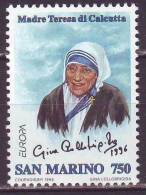 SAN MARINO  - EUROPE CEPT - M.TEREZA  - **MNH - 1996 - Madre Teresa