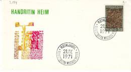 Island-Reykjavik 1971. Handritin Komin Heim (Die Handschriften Kommen Heim) (3.594) - Briefe U. Dokumente