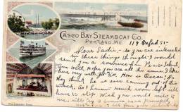 Casco Bay Steam Company Portland OR 1900 Postcard - Portland