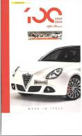 FOLDER ITALIA 2010 - Made  In  Italy   100° Ann.rio  ALFA  ROMEO  - Fr.llo Su Lamina D'argento - - Pochettes