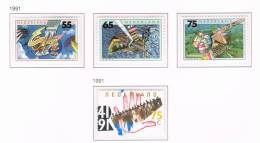 NEDERLAND  MILIEUZEGELS En FEBRUARI STAKING   1991 ** - Unused Stamps