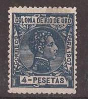 RO31-LA882TSAE.Maroc.Marocco .Sahara.RIO DE ORO.Alfonso Xlll.1907.(Ed 31**) LUJO - Sahara Spagnolo