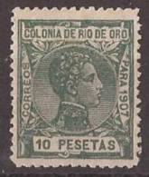 RO33-LA883.Maroc.Marocco .Sahara.RIO DE ORO.Alfonso Xlll.1907.(Ed 33**) LUJO - Rio De Oro