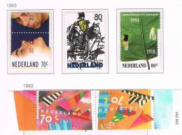 NEDERLAND   VERJARINGEN En WENSZEGELS   1993 ** - Unused Stamps