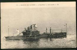 Marine De Guerre -  "Souffleur"  Sous-Marin - Sous-marins