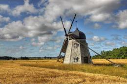 A58-33  @    Windrmill Mill Moulin à Vent   Windmolen  , ( Postal Stationery , Articles Postaux ) - Mühlen