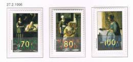 NEDERLAND  SCHILDERIJEN  JOHANNES VERMEER   1996 ** - Unused Stamps