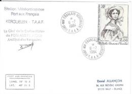 9564  PA 68 TAAF - KERGUELEN - STATION METEO - Covers & Documents