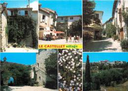 LE CASTELLET   VILLAGE   MULTIVUES  SCANS RECTO & VERSO - Le Castellet