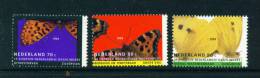 NETHERLANDS  -  1993  Butterflies Unmounted Mint - Unused Stamps