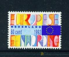 NETHERLANDS  -  1992  European Single Market  Unmounted Mint - Ungebraucht