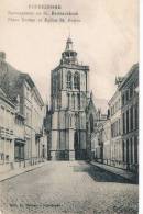 Poperinge Poperinghe  Bertenplaats En St Bertinuskerk - Poperinge