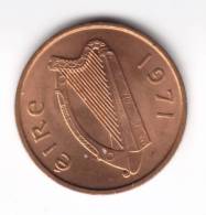 @Y@    Ierland  1/2 Penny  1971 UNC    (C521) - Irland
