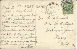 INGLATERRA POSTAL PUENTE DARJEELING 1913 - Cartas & Documentos