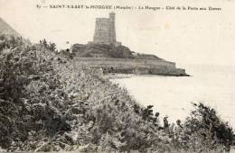 SAINT VAAST LA HOUGUE (50) La Hougue Vue De La Tour - Saint Vaast La Hougue