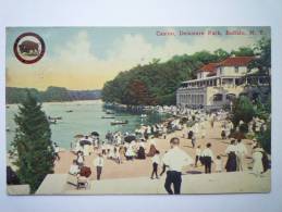 BUFFALO  (New-York)  :  CASINO  ,  DELAWARE  PARK   (Carte Couleur) - Buffalo