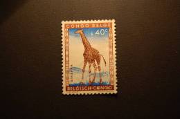 Congo Belga1 Valore Nuovo Giraffa - Giraffes