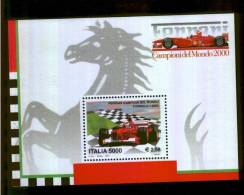 FERRARI CAMPIONE - Anno 2001 - Blocks & Sheetlets