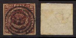 Dänemark Denmark MiNr 1II C Gest. M€ 250,- - Oblitérés