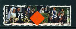 NETHERLANDS  -  1991  Silver Wedding  Unmounted Mint - Unused Stamps