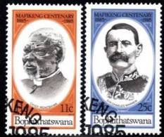 Bophuthatswana - 1985 Centenary Of Mafikeng Set (o) # SG 158-159 , Mi 137-138 - Bophuthatswana