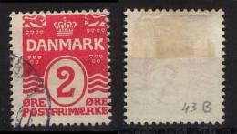 Dänemark Denmark MiNr 43B Gest. M€ 10,- - Used Stamps