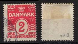 Dänemark Denmark MiNr 43B Gest. M€ 10,- - Oblitérés