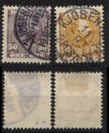 Dänemark Denmark MiNr 47-52 Gest. M€ 100,- - Used Stamps