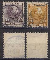 Dänemark Denmark MiNr 51-52 Gest. M€ 96,- - Used Stamps