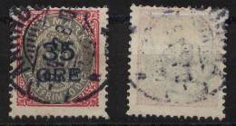 Dänemark Denmark MiNr 61I Gest M€ 60,- Aufdruck - Used Stamps