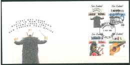 NEW ZEALAND 1986 MUSIC FDC - FDC