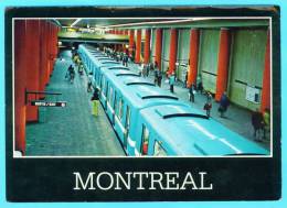 Postcard - Montreal, Metro, Station McGill - Metropolitana