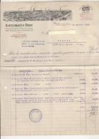 PO7194B# CARTA INTESTATA - Fattura KORTENBACH & RAUH - FABBRICA FORNITURE OMBRELLI - WEYER 1915 - Oostenrijk