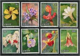 ZAIRE 1984 - Fleurs - Serie Neuve Sans Charniere (Yvert 1161/67) - Nuevos