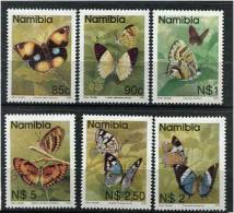 NAMIBIE 1993 - Papillons - Serie Neuve Sans Charniere (Yvert 714/19) - Namibie (1990- ...)