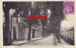 Blesle (Hte-Loire) - Avenue De La Gare Et Hôtel De L'Hermitage - 1939 - Blesle