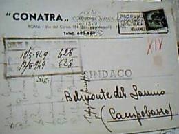 ROMA CARD  DITTA  CONATRA TRASPORTI  1949 Annullo  PROFUMO ORCHIDEA BOANCA GARMELLA IMPERIA  EC11740 - Trasporti