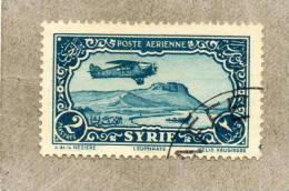 SYRIE  (Mandat Français) : Avion Survolant L´Euphrate - Paysage - - Airmail