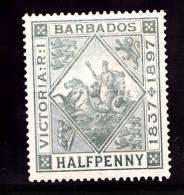 Barbados, 1897-98, SG 117, Mint Hinged - Barbados (...-1966)