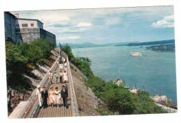 Québec P.Q. Qué. - Château Frontenac - Terrace Dufferin Terasse  -  Animation - Québec - Château Frontenac