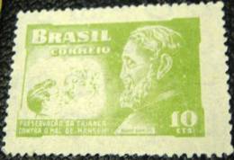 Brazil 1953 Father Damien Leprosy Research 10c - Used - Oblitérés