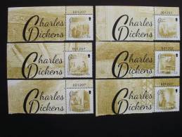 Alderney 440/5 ++ MNH, 200. Geburtstag Von Charles Dickens - Alderney