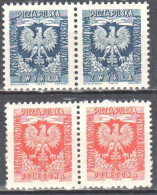 Poland 1954 - Official Stamps - Mi.27A-28C - MNH(**) - Officials