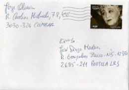 Portugal Cover With Actor Stamp - Storia Postale