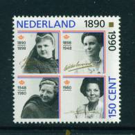 NETHERLANDS  -  1990  Queens Of The House Of Orange  Unmounted Mint - Unused Stamps